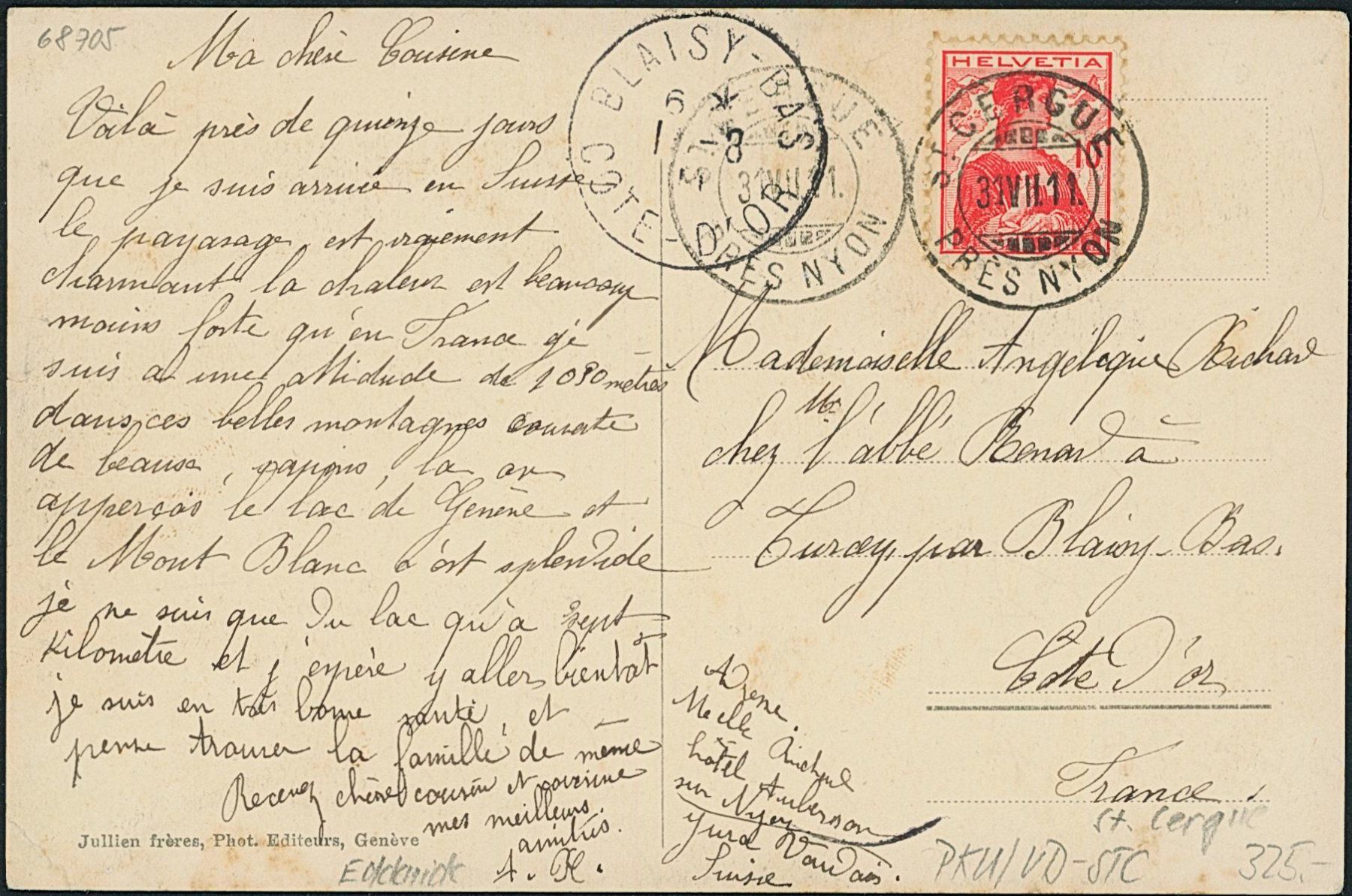 Cartoline postali: VD St. Cergue - Postkutsche – Usato da Schindellegi venduto da leecollect 1