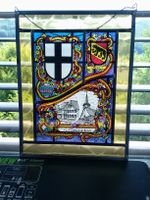 Alte Glasmalerei - Wappen Thurgau & Bern - Rarität!