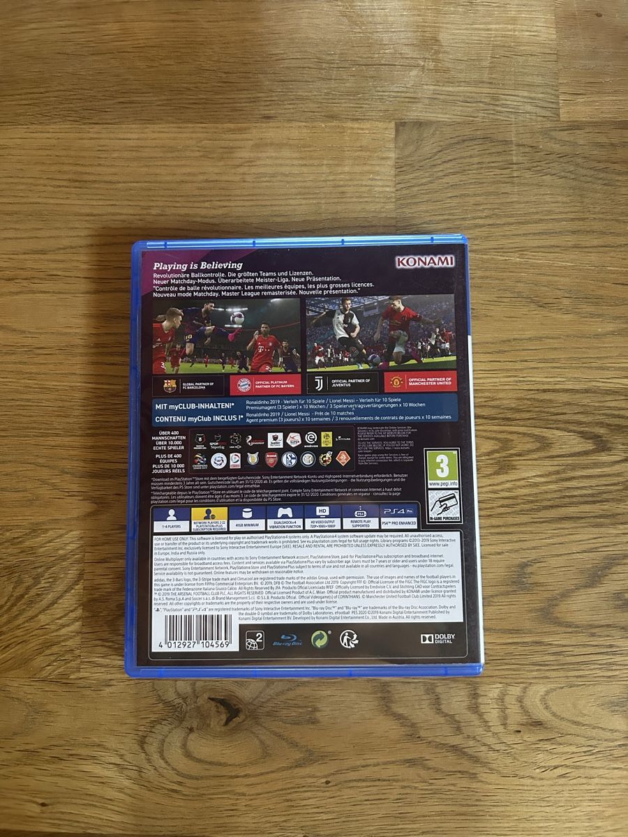 Jeux: PES Football 2020 PS4 – Neuf (Voir description) à Pieterlen par Marco_Cunha 1