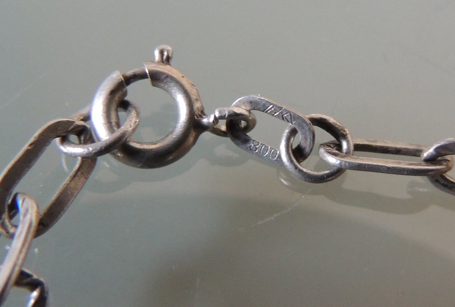 Catenine: Silber 800 Anker Halskette 60 cm / 3,5 mm – Usato da Waldenburg venduto da schaller707 3