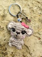 Amigurumi Schlüsselanhänger mit Maus
