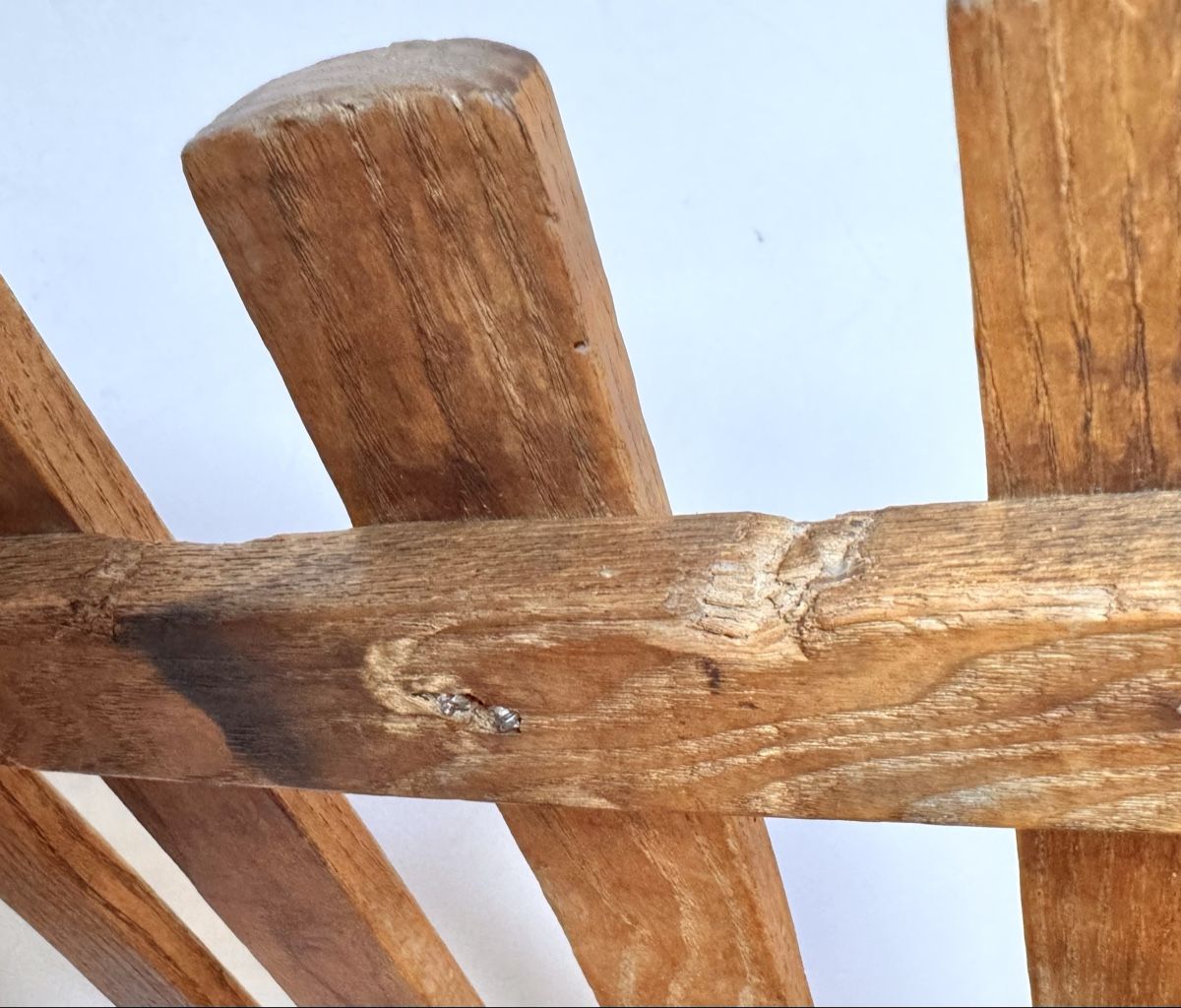 Slitta: Antiker Holzschlitten, als Deko – Difettoso da Wildberg venduto da wild59 7