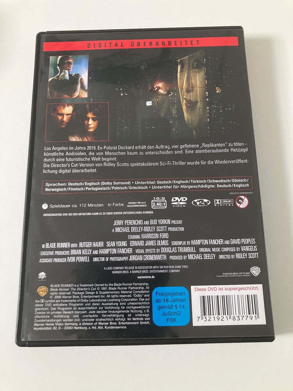 Tutti i DVDs: Blade Runner (Dvd) Harrison Ford – Usato da Arbon venduto da HelFer01 1