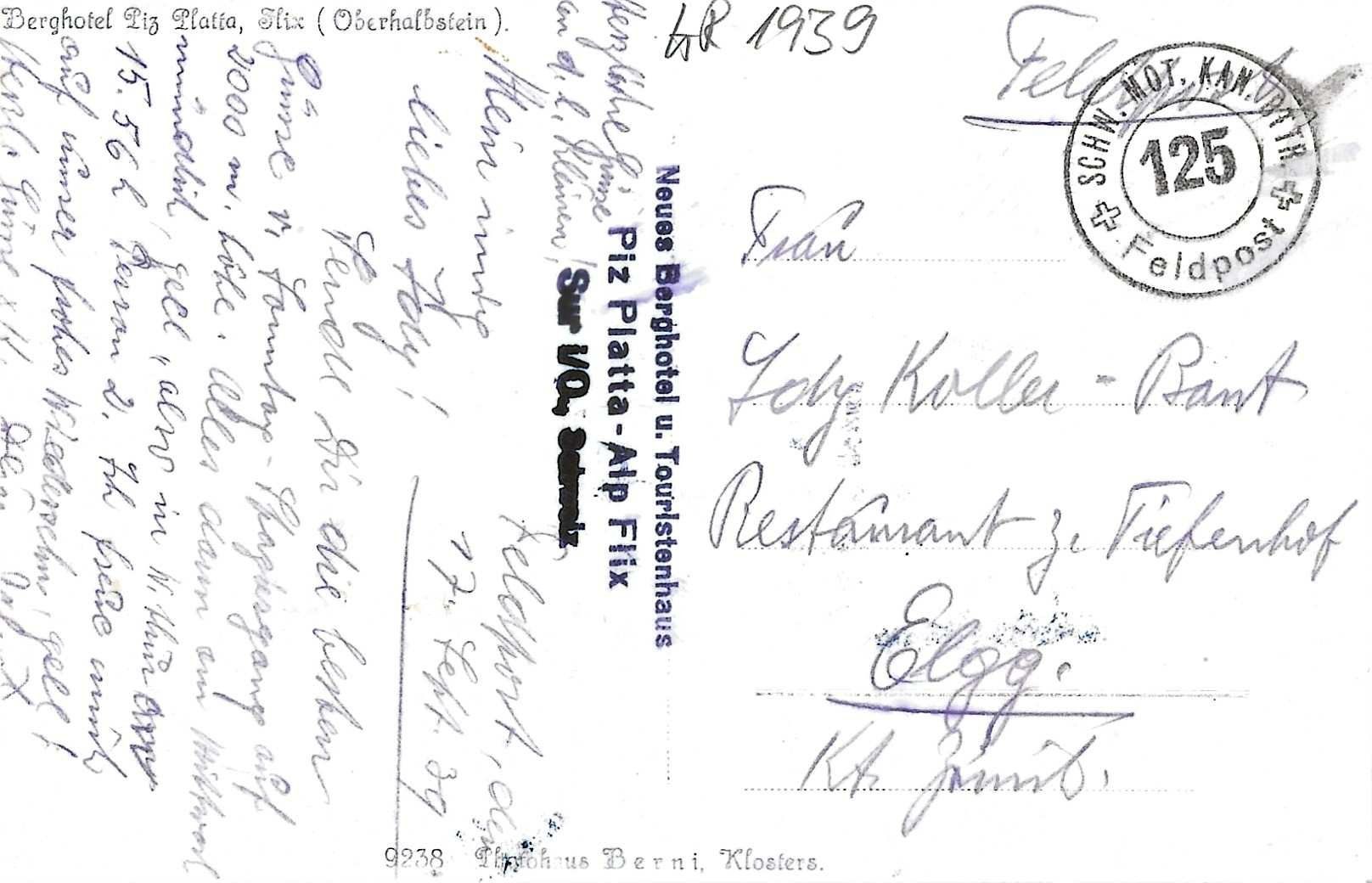 Cartoline postali: Flix GR Alp Flix Hotel Platta Surses Oberhalbstein Oldtimer – Nuovo (secondo la descrizione) da Ennetmoos venduto da Ambuman 2