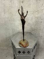 Bronze Skulptur Ballerina signiert 246 105 guter Zustand