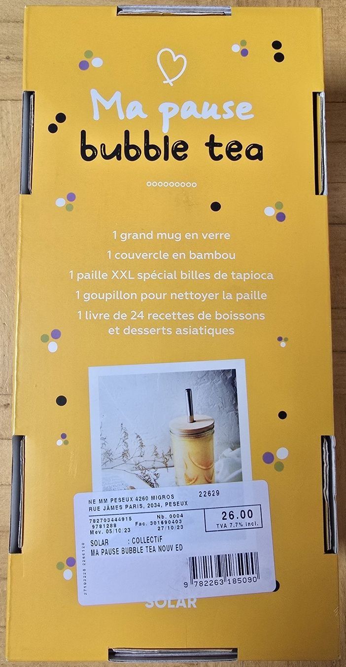 Cibi & Specialità: Kit Complet "Ma Pause Bubble Tea" : Livre 24 Recettes – Nuovo e nell'imballaggio originale da Froideville venduto da xXSebastienXx 2