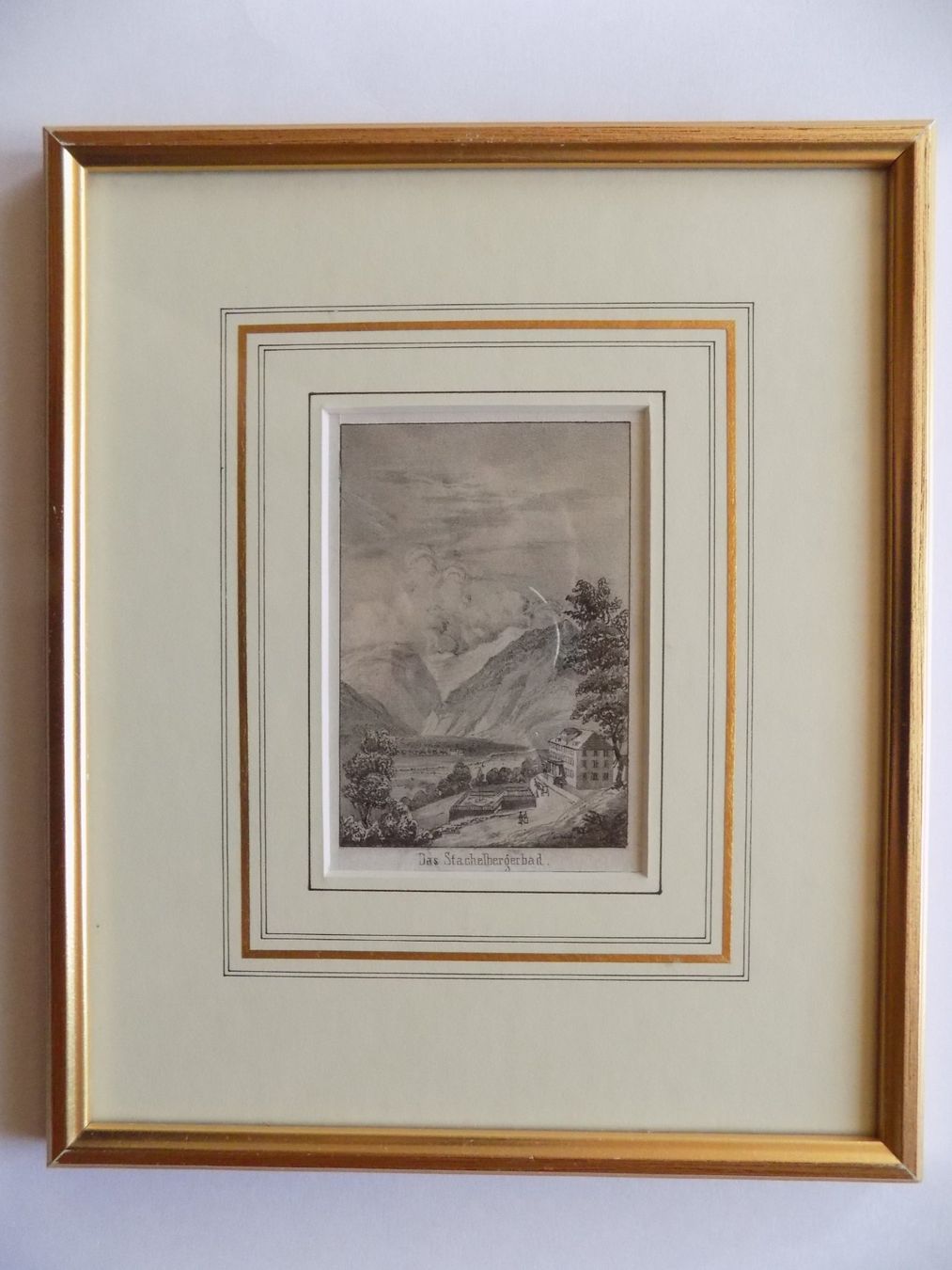 Gravures: Stachelbergbad Glarus – D'occasion à Risch par Rischli15