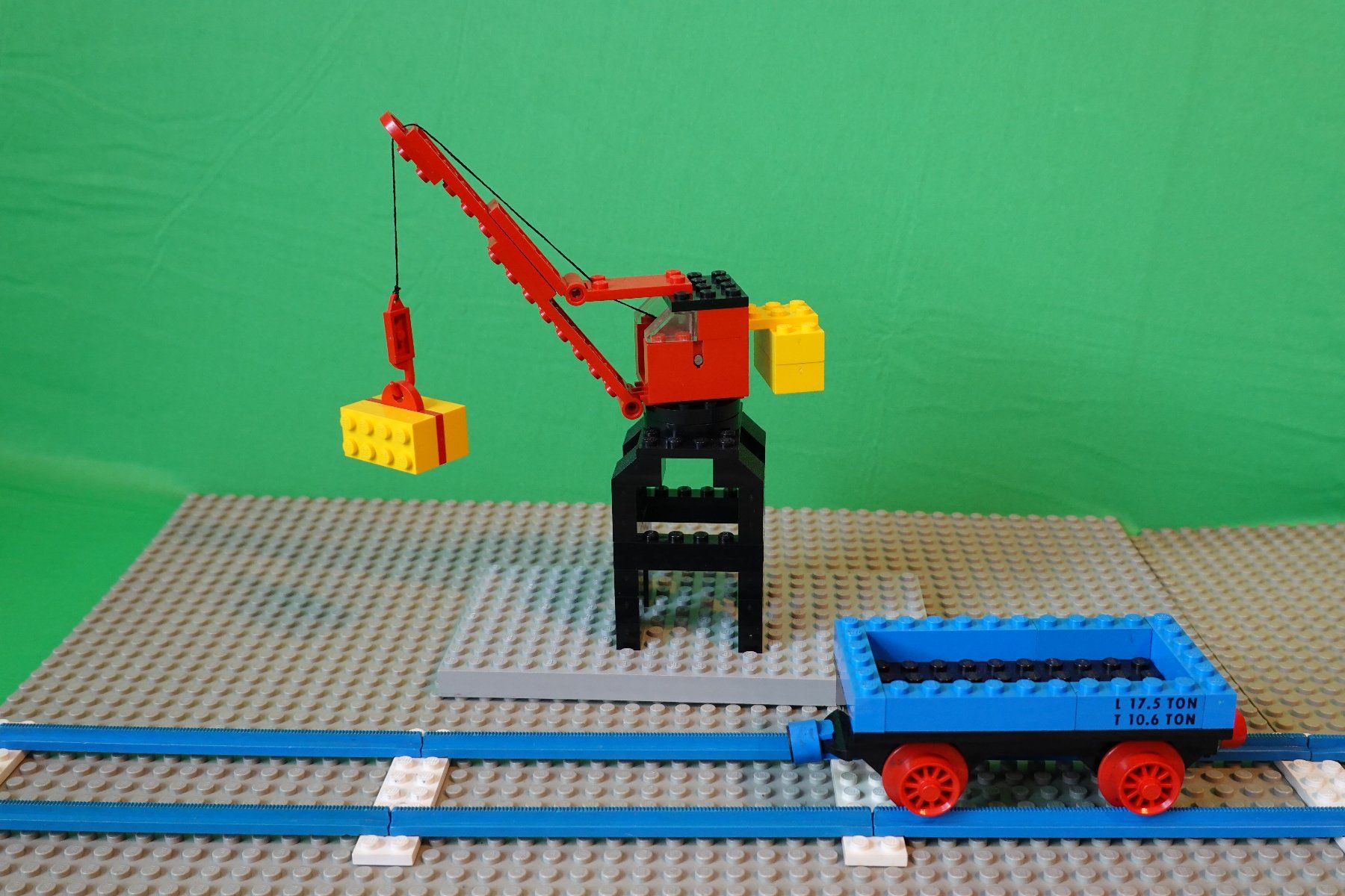 Lego Giocattoli: Lego 132 Kran und Wagen – Usato da Basel venduto da iwakuni 2