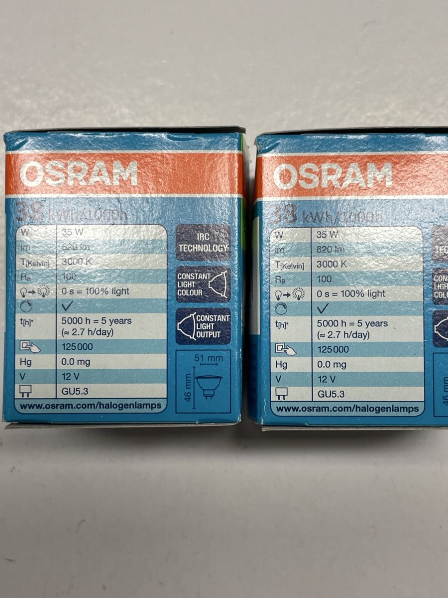 Osram Lampade: Osram 2 Stk.Halogenlampen – Nuovo e nell'imballaggio originale da Gossau SG venduto da Krokodil344 1