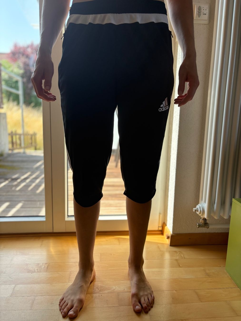 Adidas Pantalons: ADIDAS 3/4 Trainingshose / Schwarz / Grösse S – D'occasion à Flurlingen par dschdsch 5