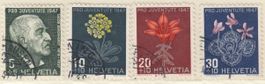 121-124 saubere Eckstempel unten links