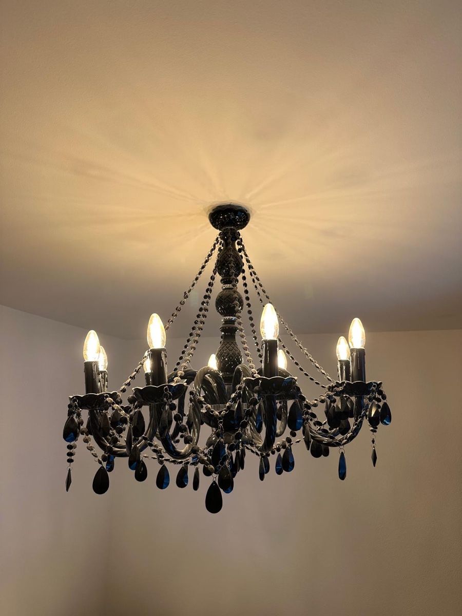 Kronleuchter & Deckenlampen: Schwarzer Kronleuchter – Neu (gemäss Beschreibung) aus Zuzwil SG von vic_666n 2