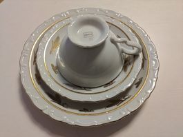 Vintage KAHLA Porzellan Kaffee-Set (3-teilig)