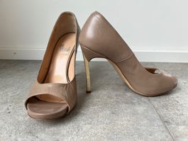 Offene Pumps Leder Gr. 37