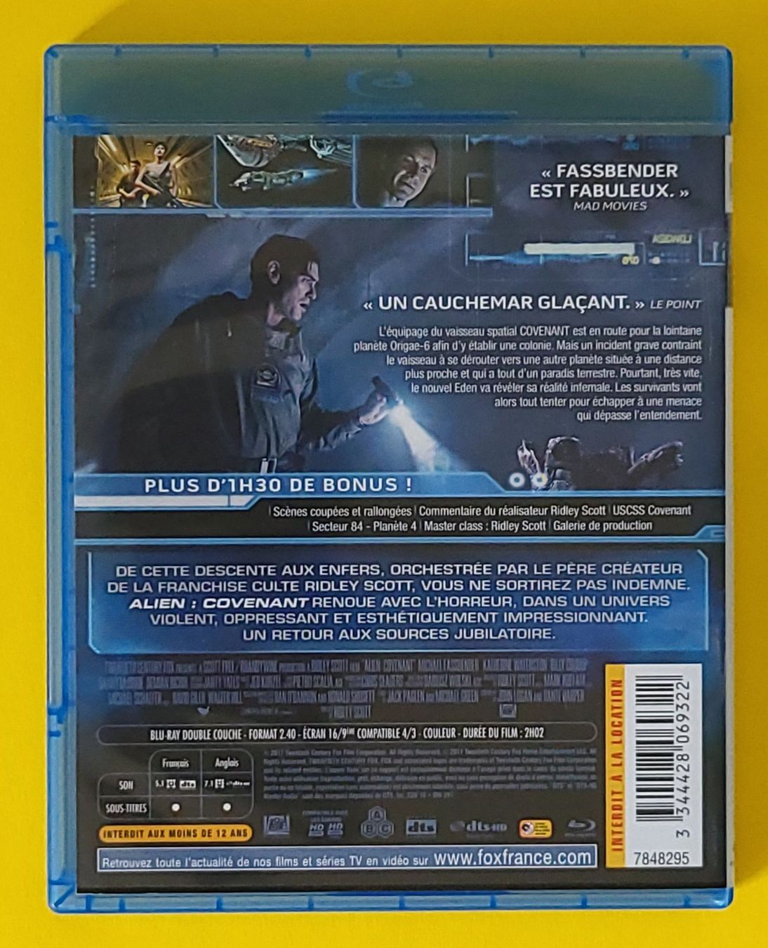 Tutti i DVDs: BLU-RAY - Alien Covenant (Ridley Scott) – Usato da Pully venduto da Stewoui 1