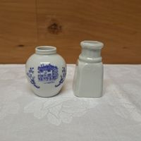 Versand möglich! 2 Vintage Mini Vasen