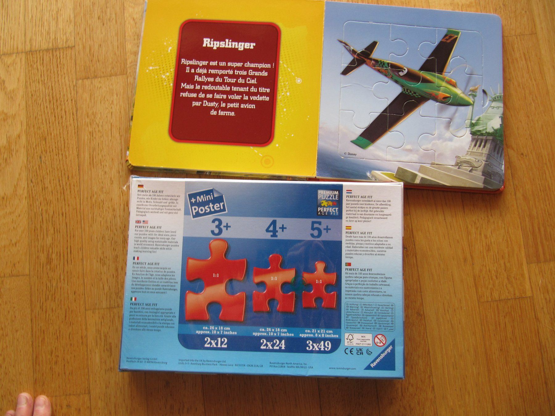 Ravensburger Puzzle: 2 x Puzzlen: Puzzlebuch planes = 4 Puzzle + Ravensburger Bau – Nuovo (secondo la descrizione) da Würenlos venduto da AustralisZ 2