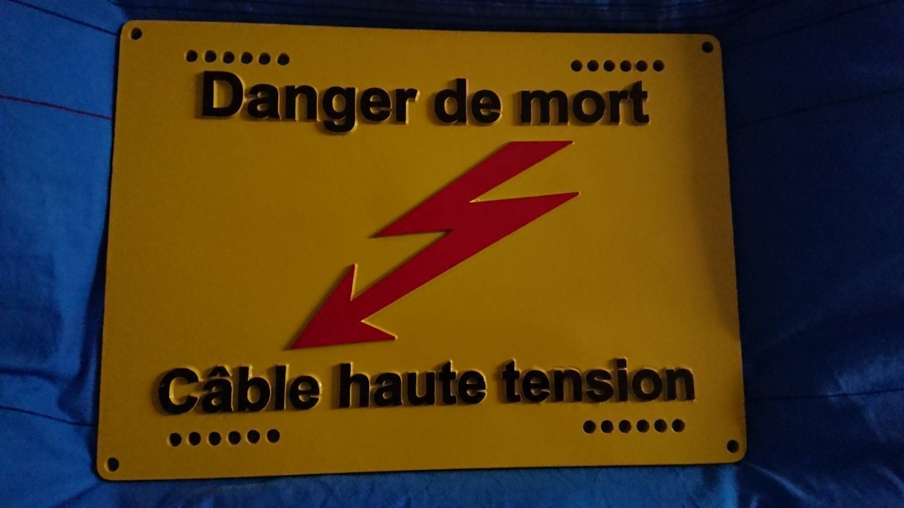 Insegne: Panneau danger de Mort / panneau en métal – Nuovo (secondo la descrizione) da Cortaillod venduto da signep 1