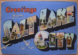 Leporello - Salt Lake City aus den 1950er Jahren