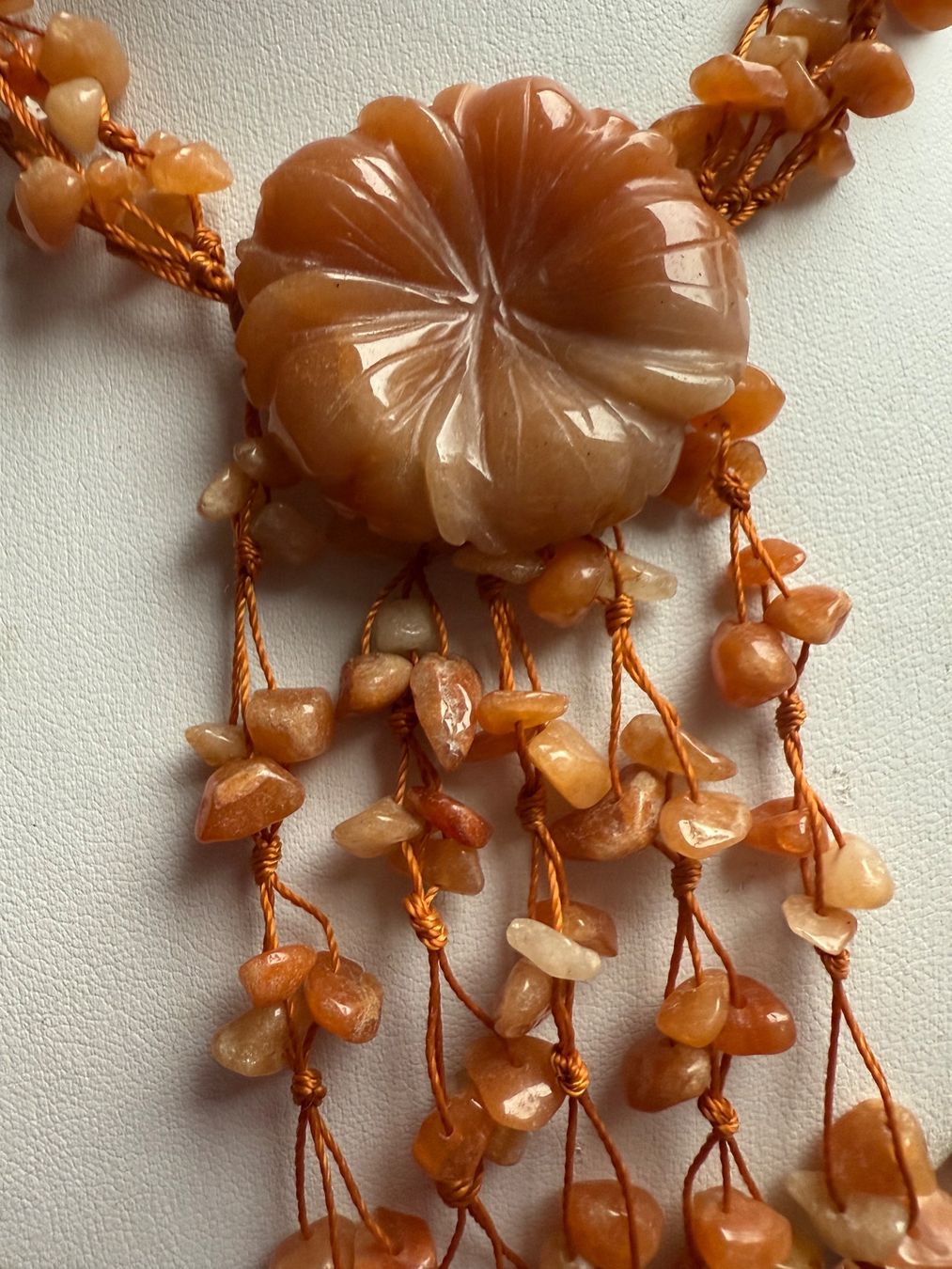 Catenine: Oranger Aventurin Kette NEU – Nuovo e nell'imballaggio originale da Basel venduto da Chili007 2
