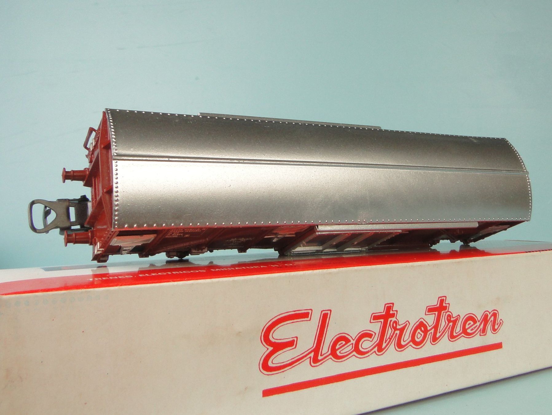 Modellini di ferrovie: Electrotren 1450 H0 Transfesa Güterwagen – Usato da Bülach venduto da cann11 4