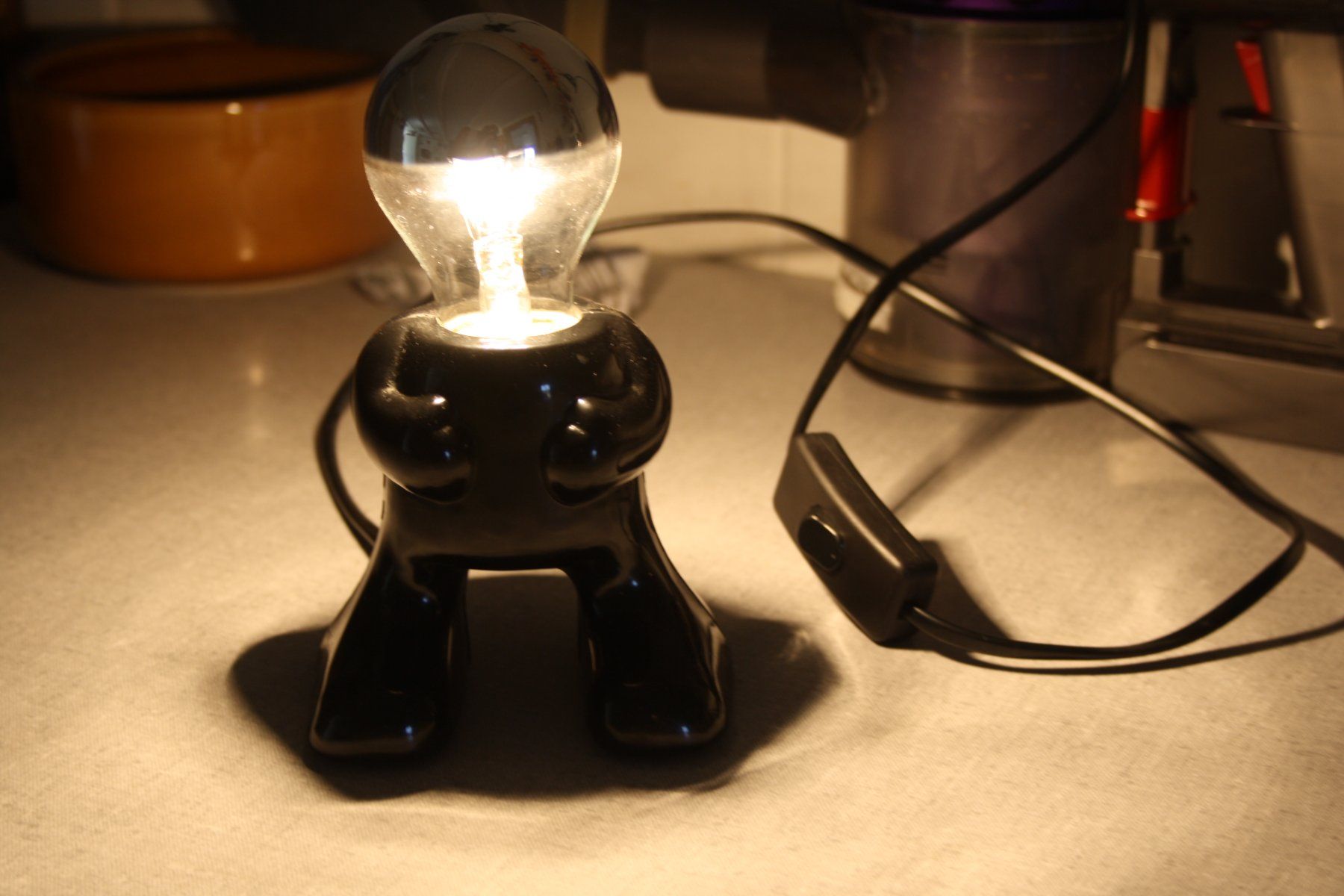Lampade: BLACK LIGHT MAN VINTAGE  LAMPE  MAX. 150 WATT – Usato da Wauwil venduto da Pneuedy 2