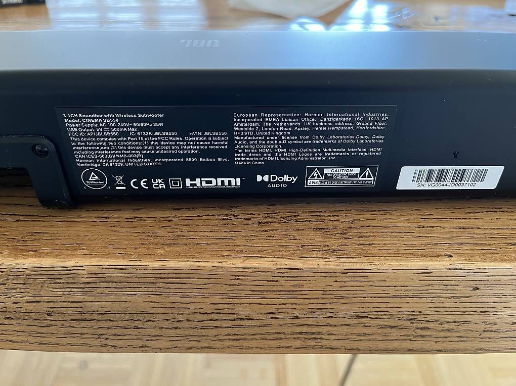 Lautsprecher: Soundbar JBL SB550 – Gebraucht aus Urtenen-Schönbühl von Zehndi2000 1