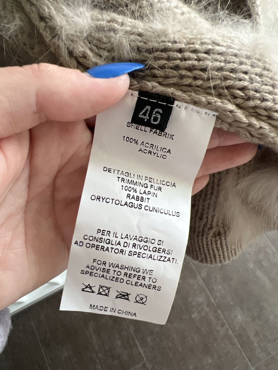 Boleros: Winter-Poncho aus Hasenfell XS/S – Neu (gemäss Beschreibung) aus Volketswil von Chantsch 5