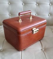 Eleganter Beauty Case 30er/40er Jahre mit Schloss