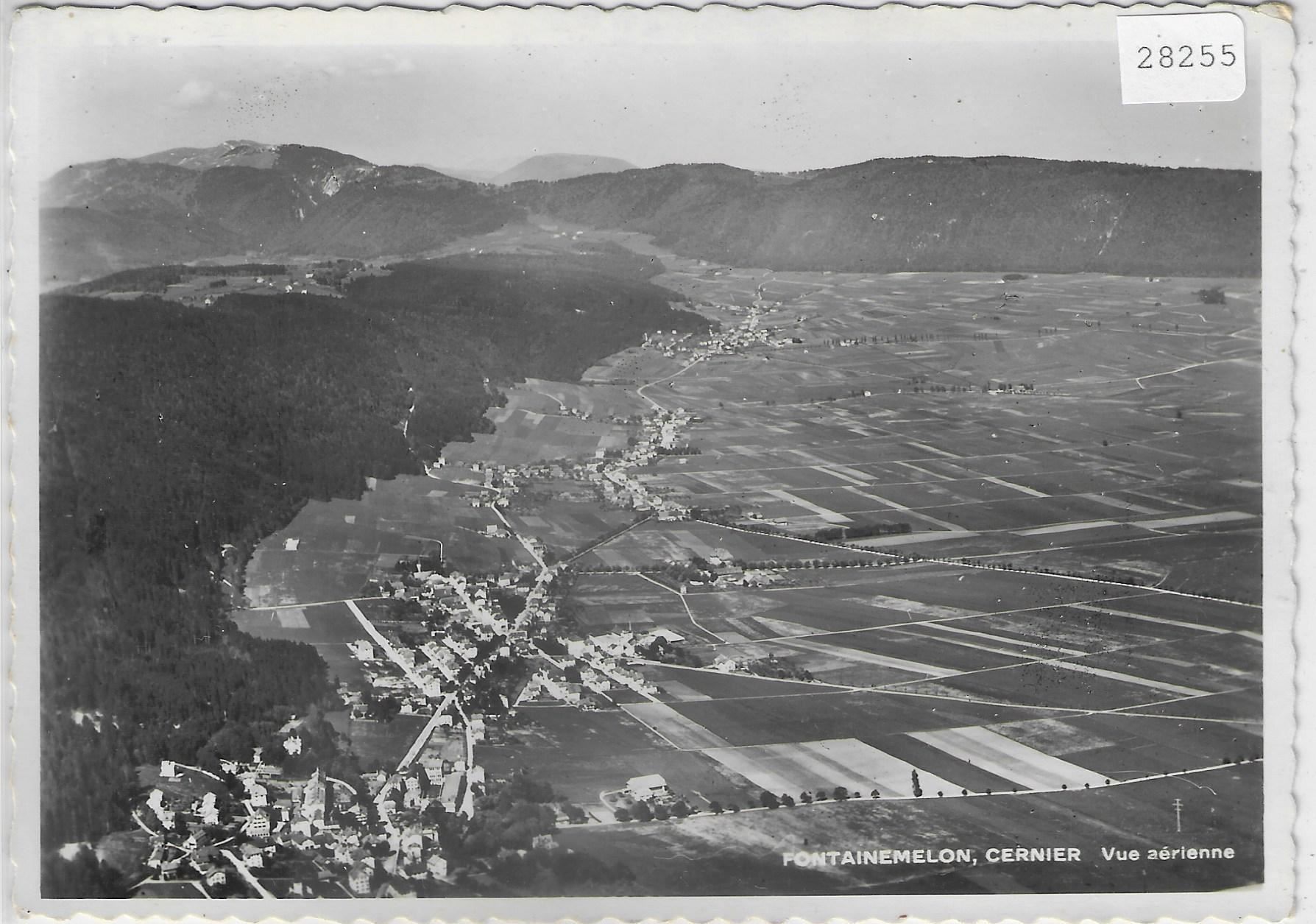 Ansichtskarten: Fontainemelon, Cernier - Vue aerienne – Gebraucht aus Ettingen von Kartenplanet