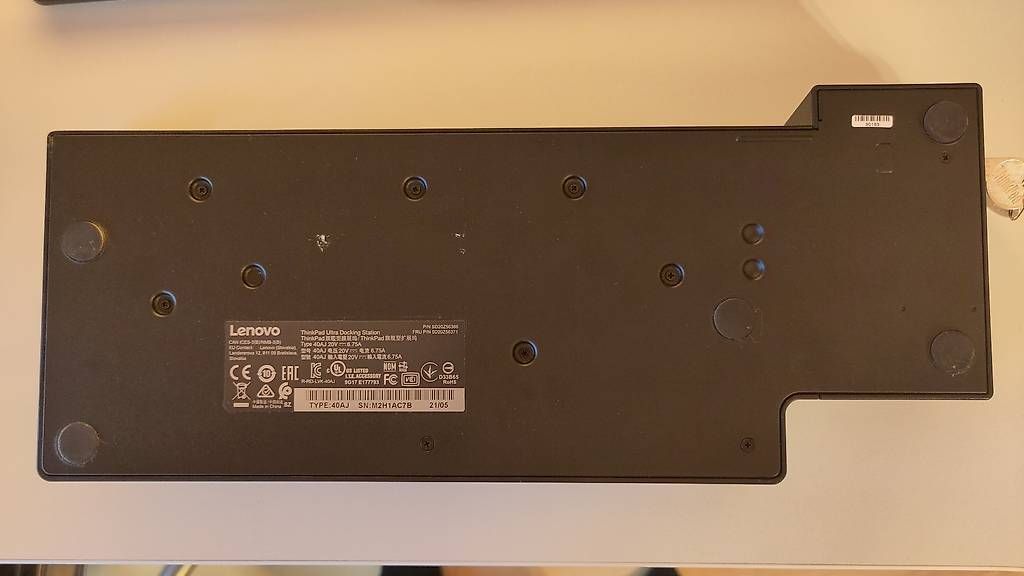 Lenovo Dockingstation: Lenovo Ultra Docking Station 40AJ – Gebraucht aus Aesch (Neftenbach) von rofner 2