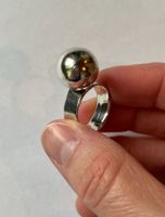 Bague en argent 925 avec boule / sphère XS-S