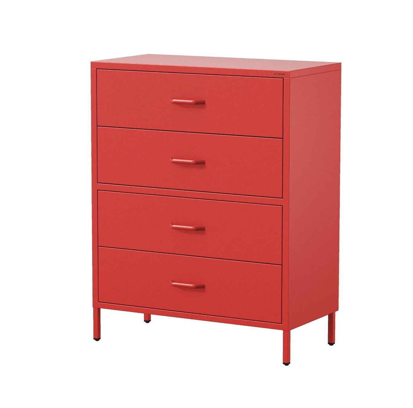 Cassettiere: Kommode mit 4 Schubladen Metallschrank Glitzernd - Rot – Nuovo e nell'imballaggio originale da Wallenwil venduto da toesstal-vertrieb 2