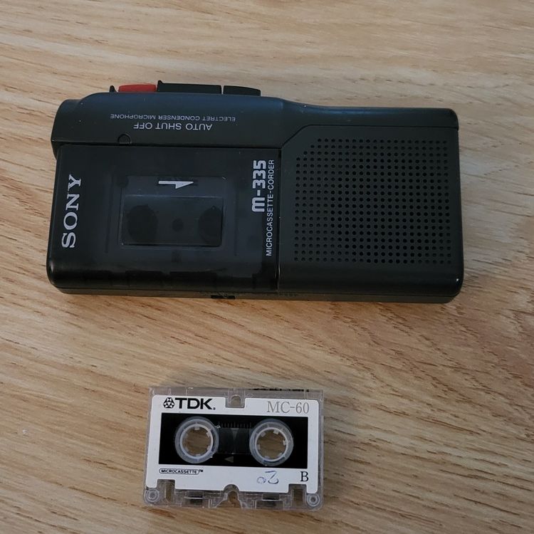 SONY Mikrokassetten Recorder M335 MICROCASSETTE CORDER MC60 Kaufen