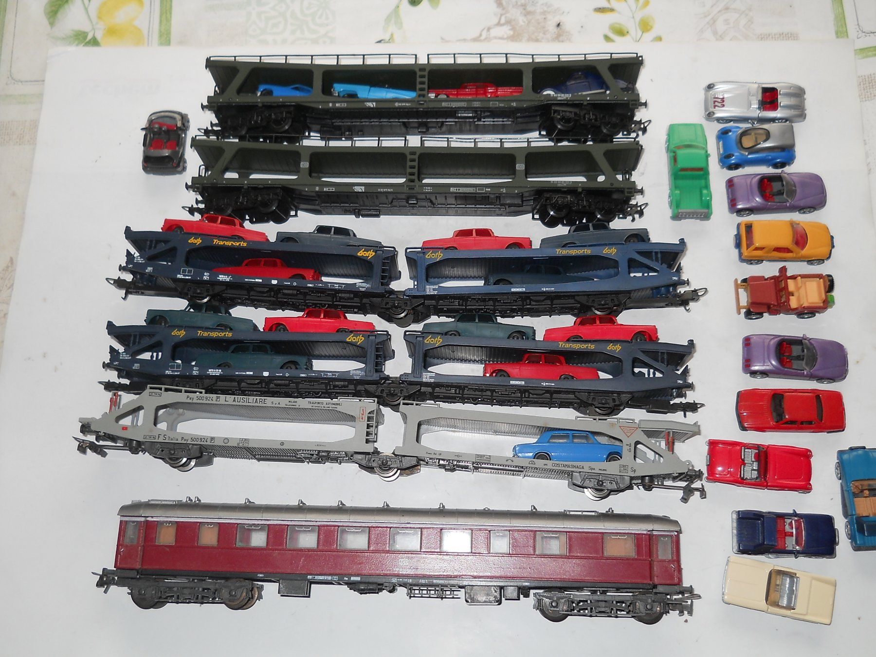 Modelleisenbahnen: Autotransportzug gemicht in HO – Gebraucht aus Schwanden GL von roerich20
