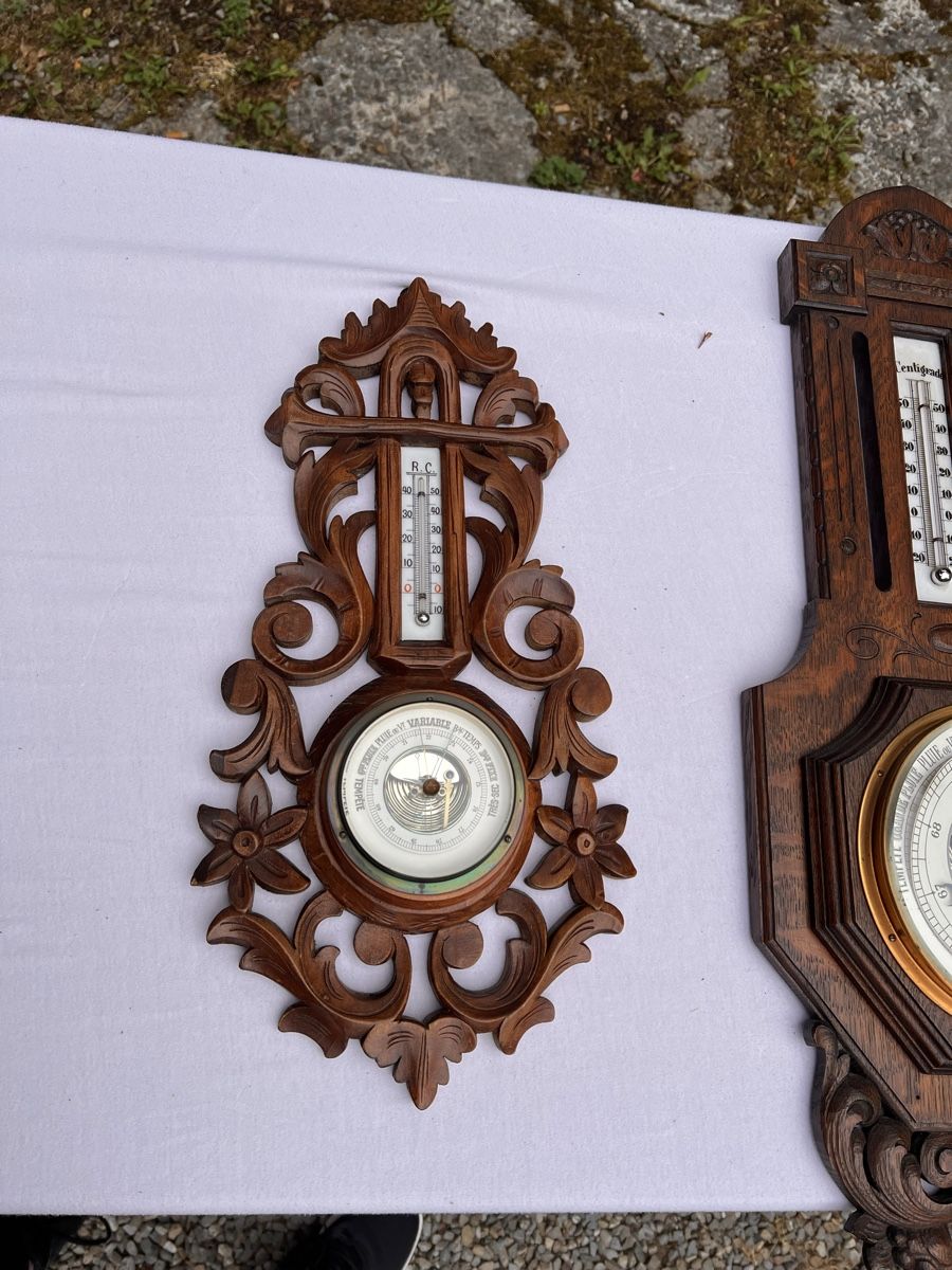 Altri elettrodomestici e apparecchi d’epoca: Antiker Barometer & Thermometer (95) – Usato da Glattfelden venduto da maa_qcj8 2