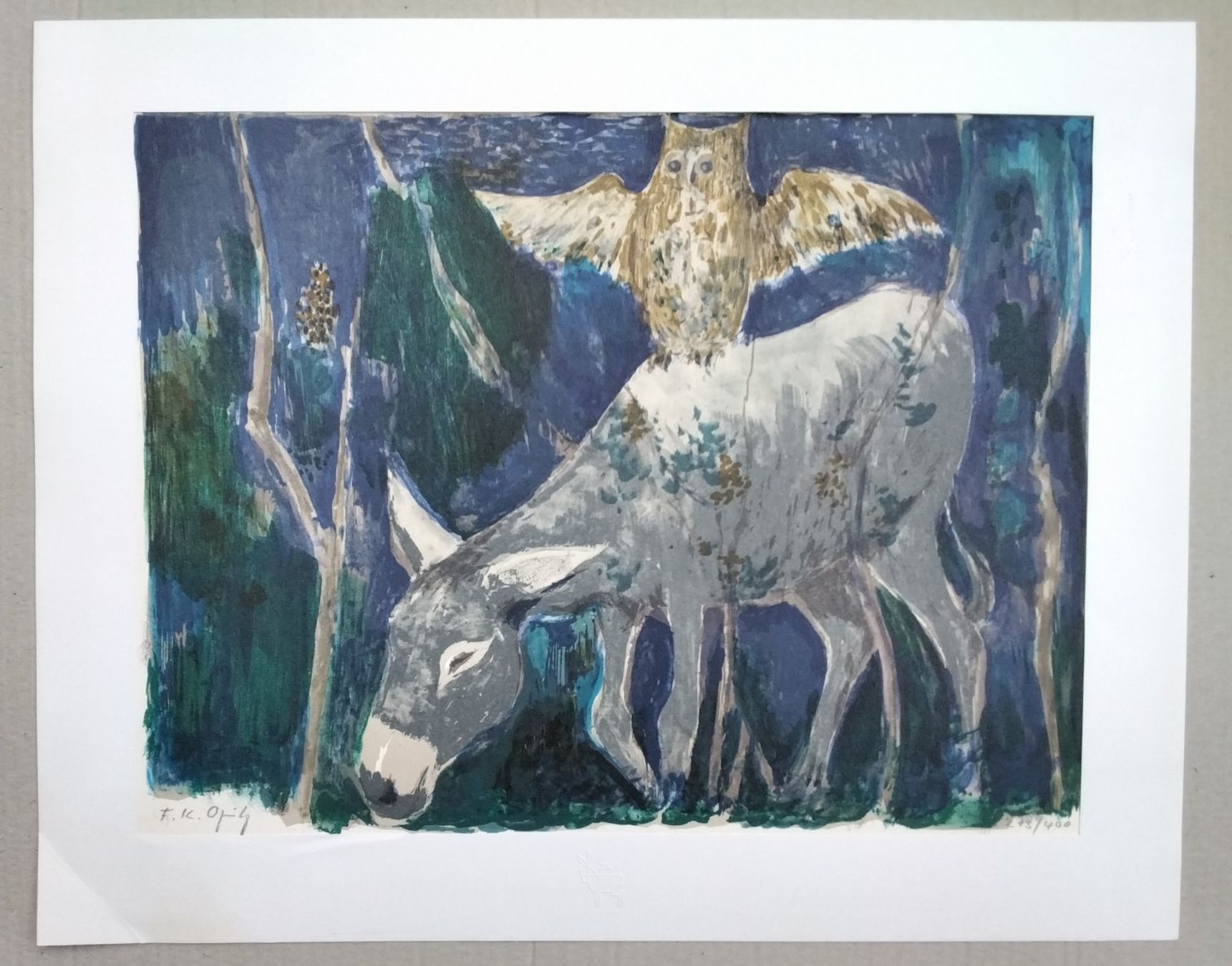 Grafica & Litografie: F. K. Opitz Lithographie signiert und nummeriert – Usato da Cavigliano venduto da zamamasa 2