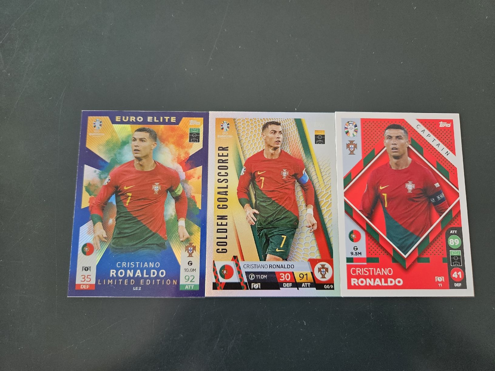 Topps Carte collezionabili: Cristiano Ronaldo Topps Karten Set – Usato da Biel/Bienne venduto da Platini