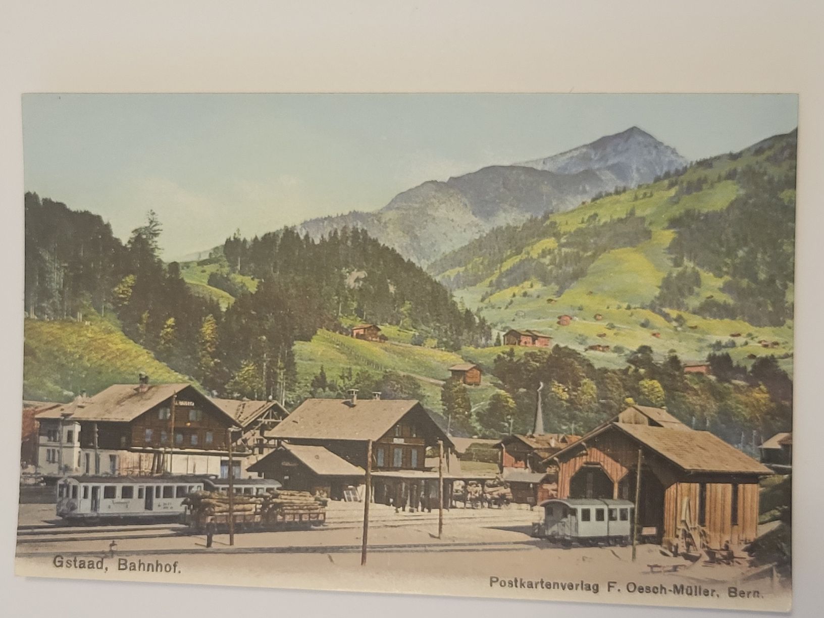 Cartes postales: Ansichtskarte Gstaad Bahnhof R30 – D'occasion à nunningen par mic_88k2
