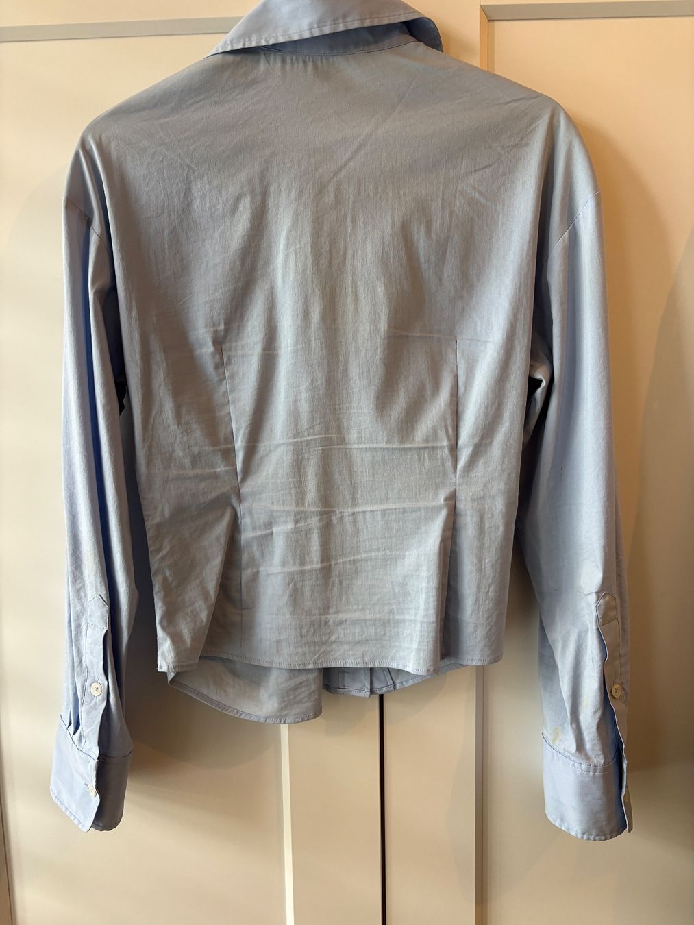 Zara Camicette: Zara Light Blue Knot-Front Shirt - S – Usato da Nyon venduto da My_wardrobe 4