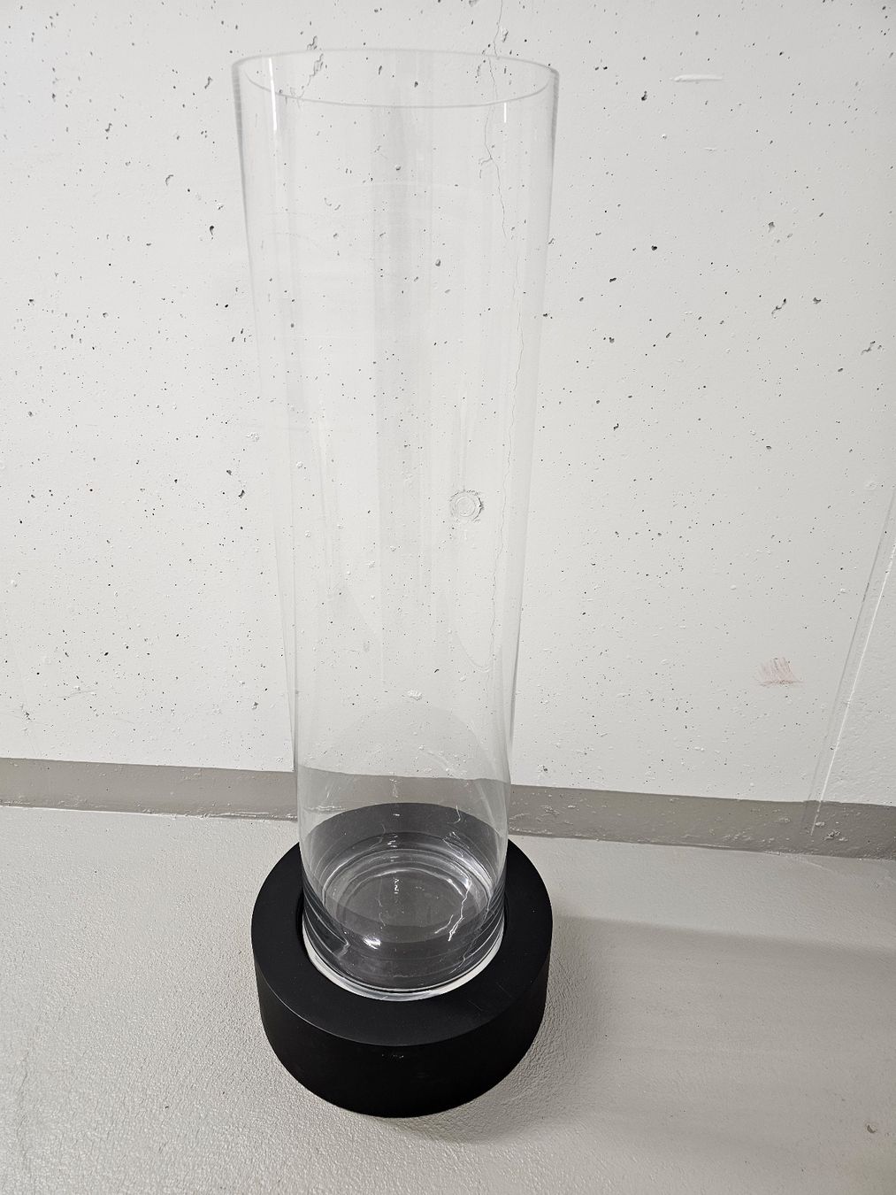 Vasi & Recipienti: Vase Glas mit Sockel 90 hoch – Usato da Sirnach venduto da windrad65 1