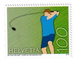 Briefmarke Schweiz 2018 ungestempelt