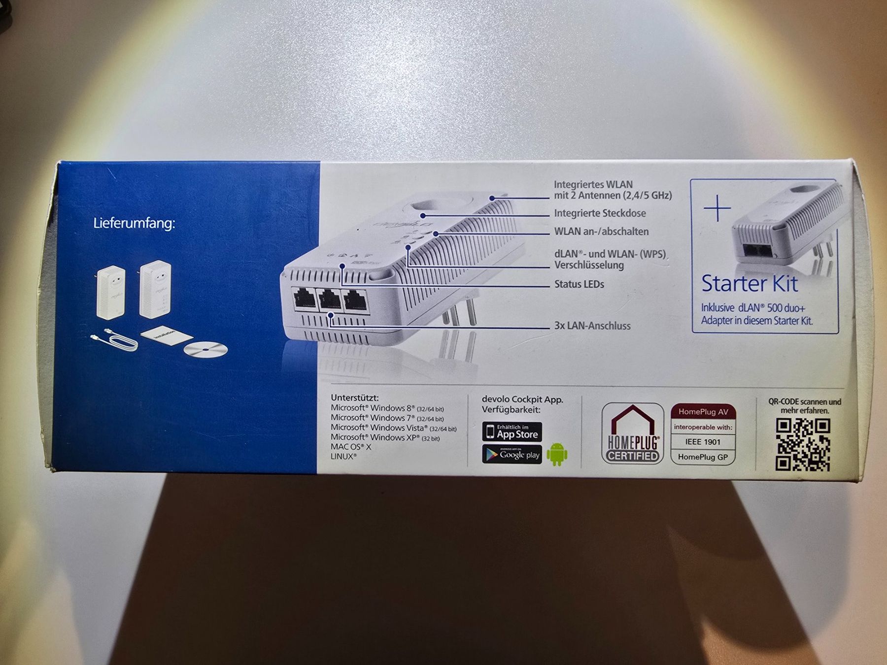 Devolo Laufwerke & Adapter: devolo dLAN 500 AV Wireless+ Starter Kit – Adapter Set – Gebraucht aus Brugg AG von orvel 1
