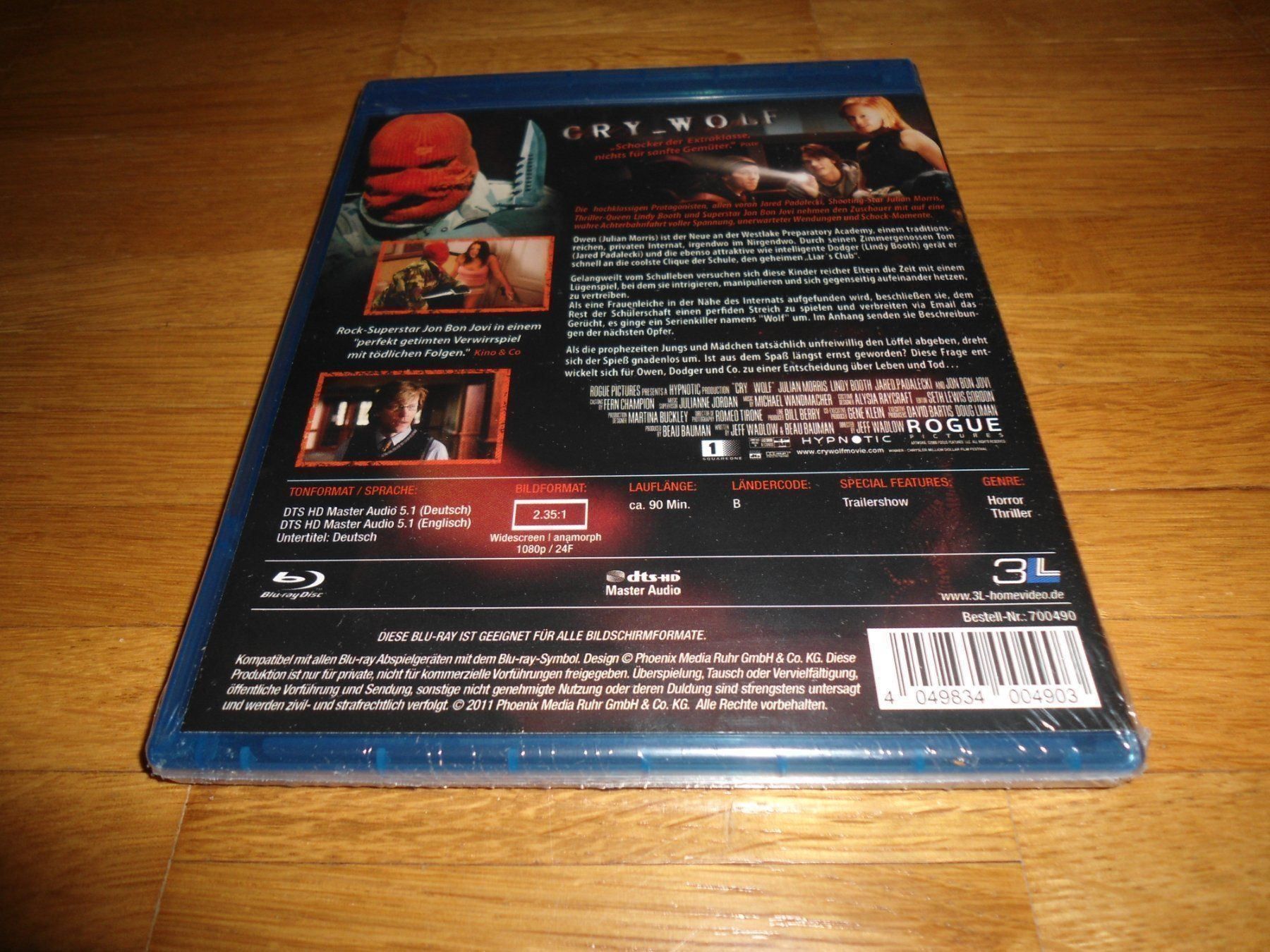 Tous les DVDs: Cry Wolf - BLU-RAY - UNCUT – Neuf avec emballage d'origine à Basel par havsok 1