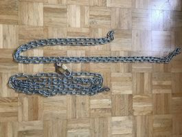 2 Eisenketten mit ABUS - Schloss