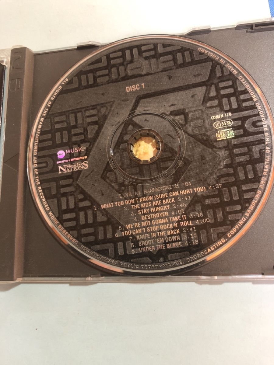 CD: Twisted Sister Live at Hammersmith Doppel-CD – Usato da Flaach venduto da rubo7 2