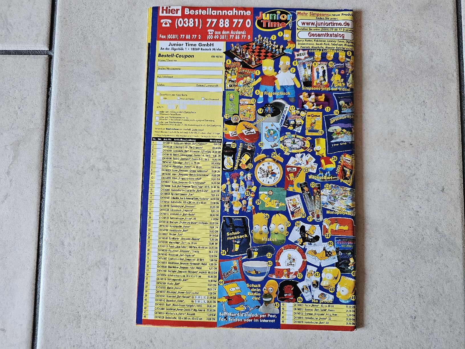Comics: Simpsons Comic  -  Heft #60 – Gebraucht aus Schneisingen von backstore24 1