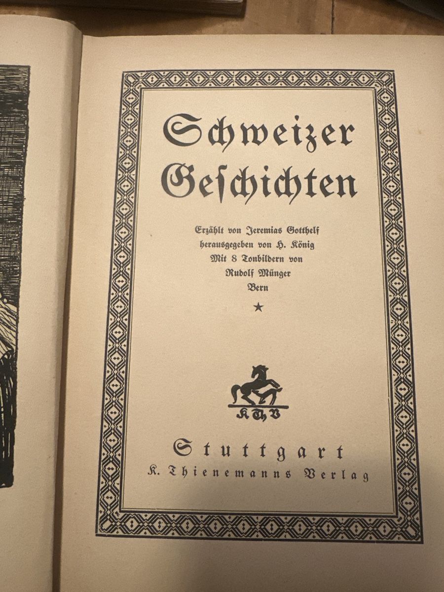 Bücher: Jeremias Gotthelf - Schweizer Geschichten – Gebraucht aus Frauenfeld von aluma14 2