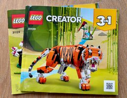 Lego Creator 31129 Tiger, Neuwertig, mit Original-Anleitung
