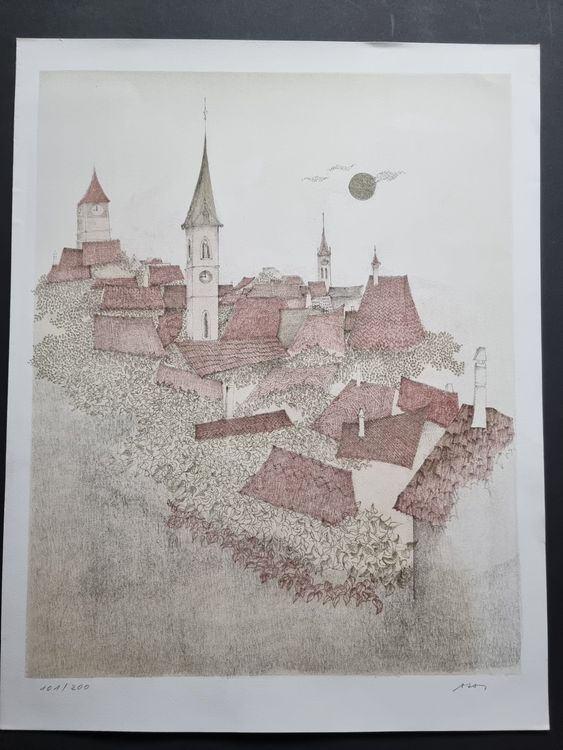OSSI CZINNER LITHOGRAPHIE SIGNIERT NUMMERIERT 1